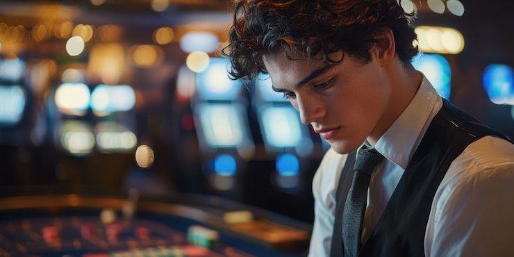 Ocean King slot interface with five reels and fishing interaction elements on gajah88